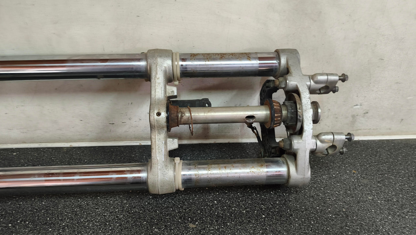 Genuine Used Yamaha TT-R 250 Complete Front Suspension & Handlebar Controls