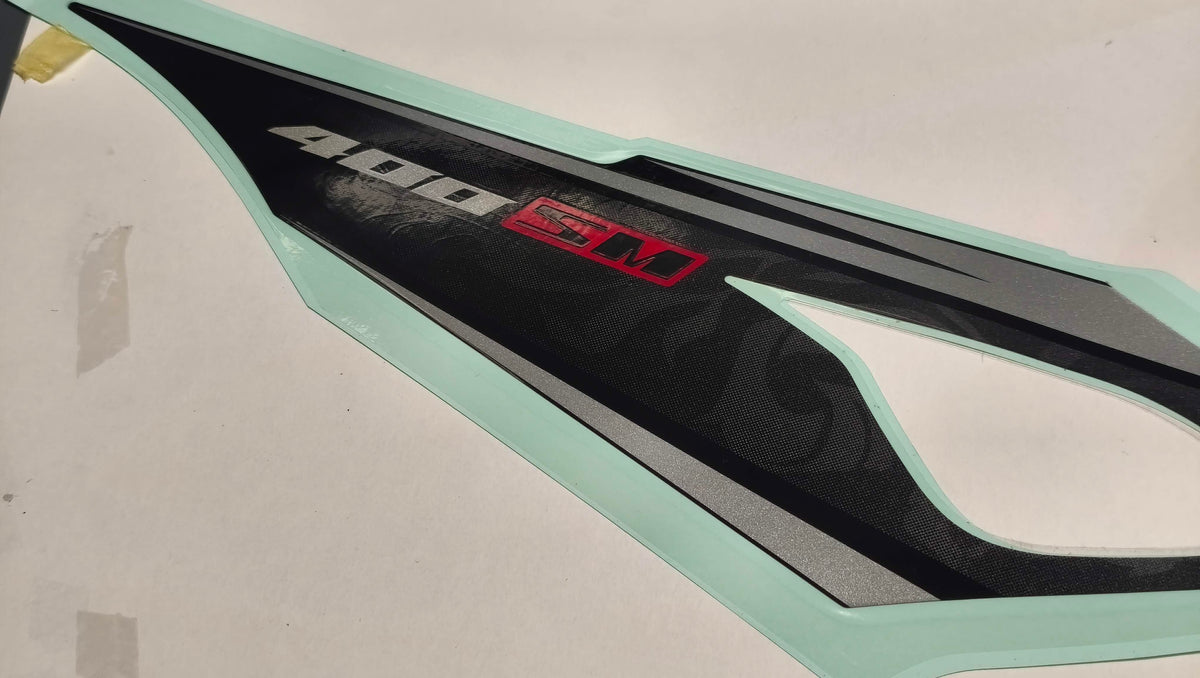 Suzuki Genuine DR-Z400SM 2004 right side cover Decal