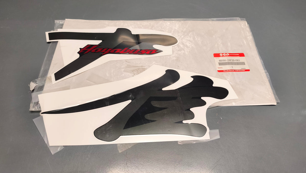 Suzuki Genuine GSX1300R Hayabusa Left Lower Cowling Decal 68191-24F20-FK1