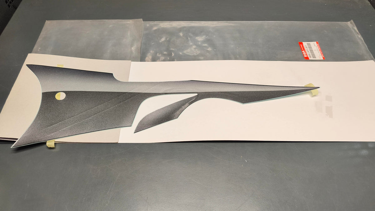 Suzuki Genuine GSX1300R Hayabusa Left Lower Under Fairing Decal 68195-24F11-BUV