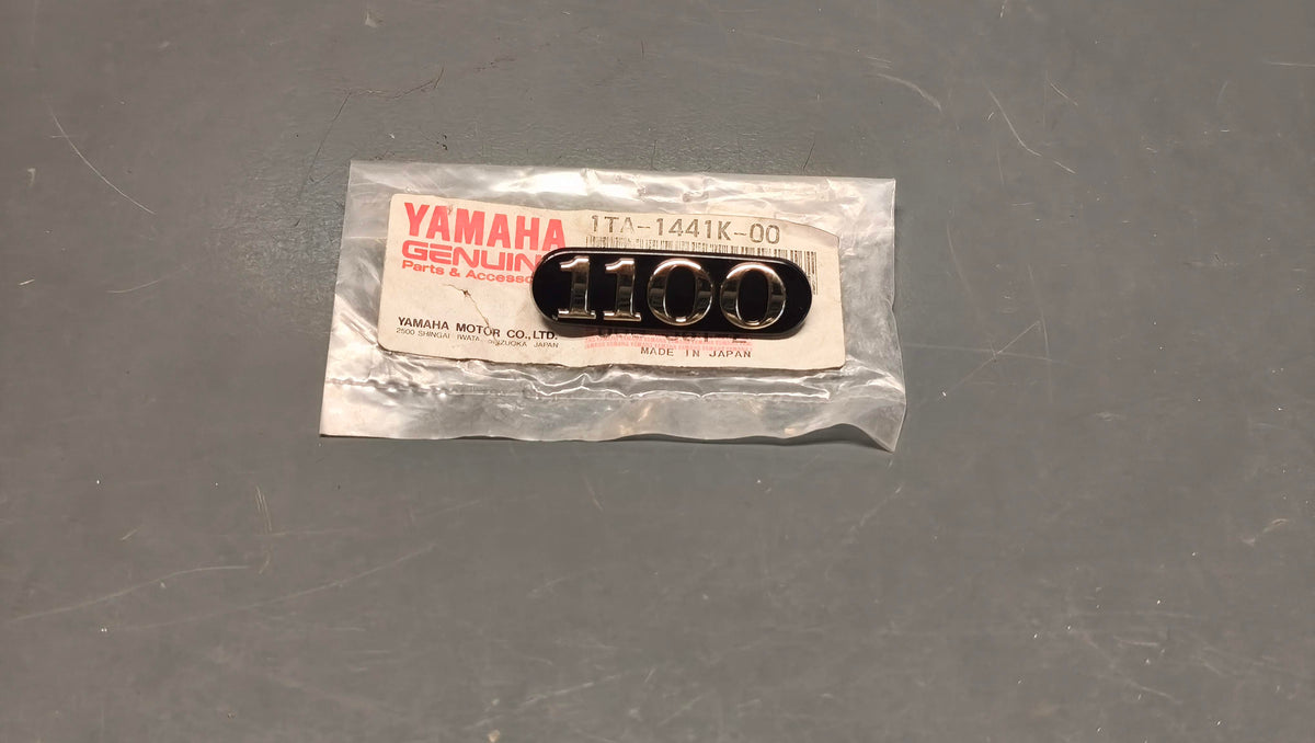 Yamaha Genuine XV1100 Virago Side Cover Emblem 1TA-1441K-00