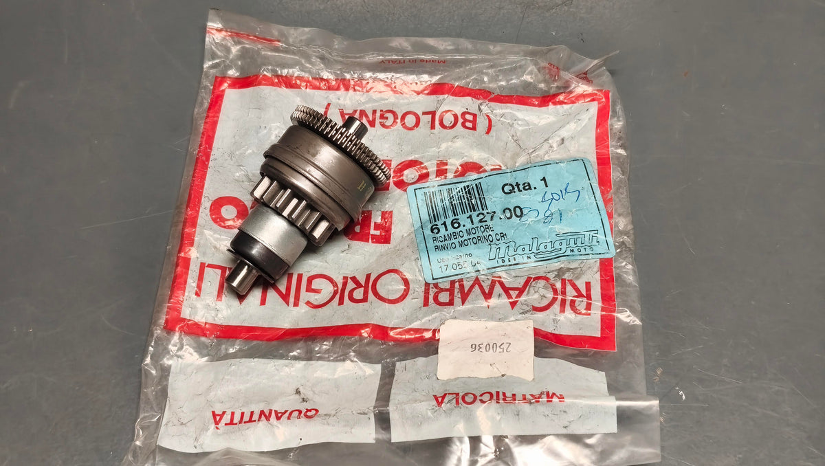 Malaguti Genuine Crosser CR1 50 Starter Motor Pinion Bendix Gear 616.127.00