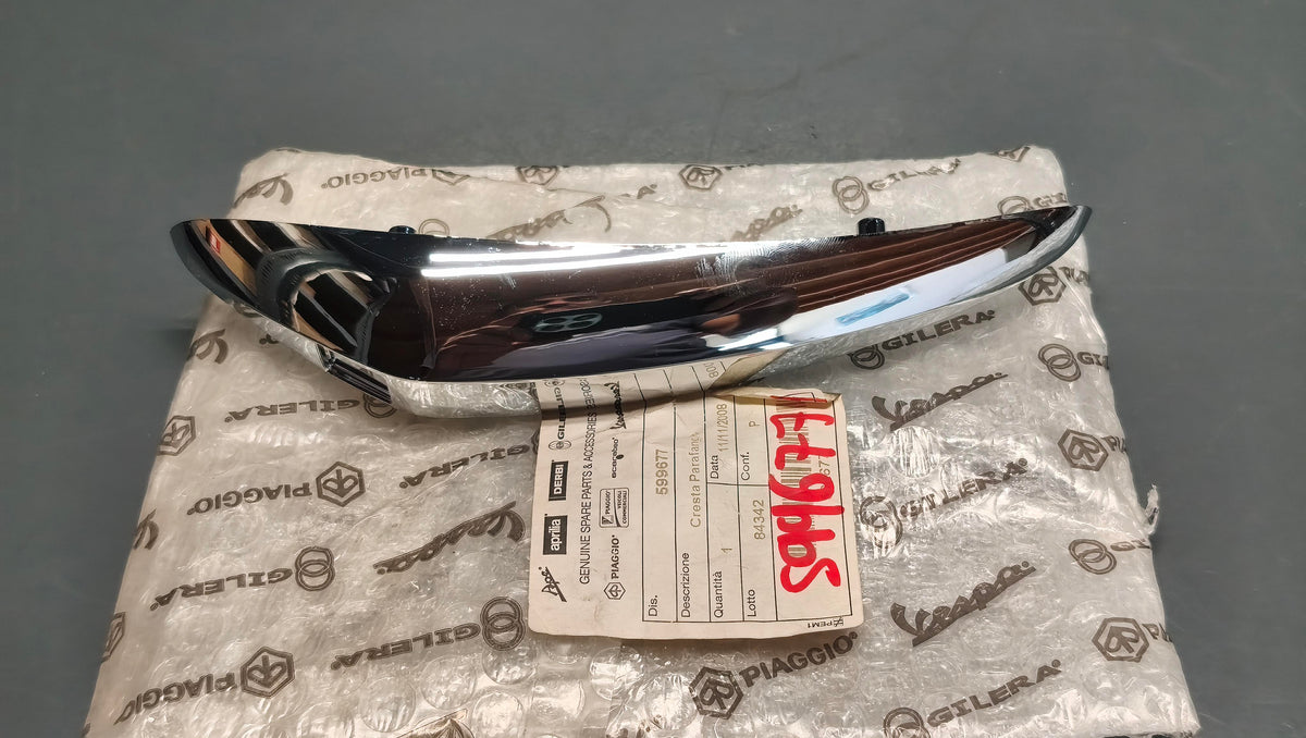 Piaggio Genuine Vespa GTS & Vespa S Chrome Front Fender Crest 599677