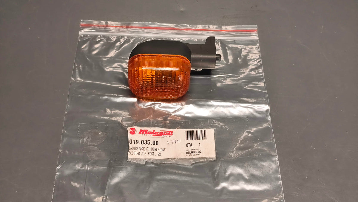 Malaguti Genuine Phantom F12 Rear Left Indicator Housing 019.035.00