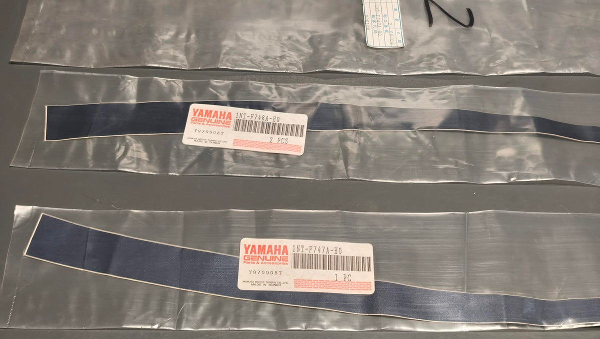 Yamaha Genuine CT50 / CT50S Footrest Board Side Graphic Pair 1NT-F747A-H0 / 1NT-F748A-H0