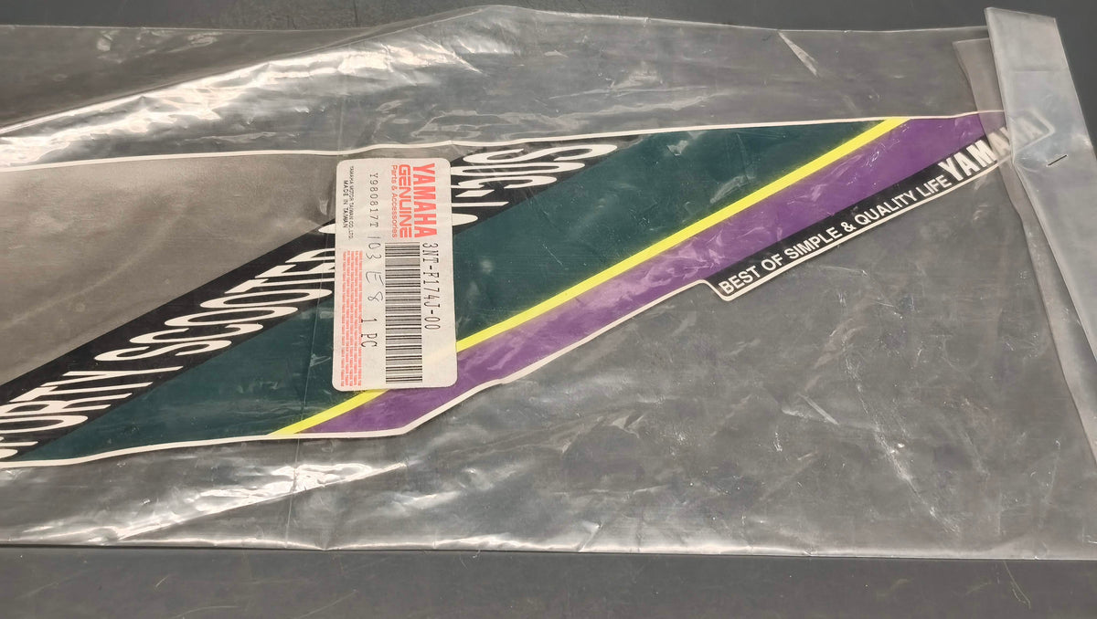 Yamaha Genuine Jog 50S / Axis 50 left Side Cover Graphic 3SY-F174J-30
