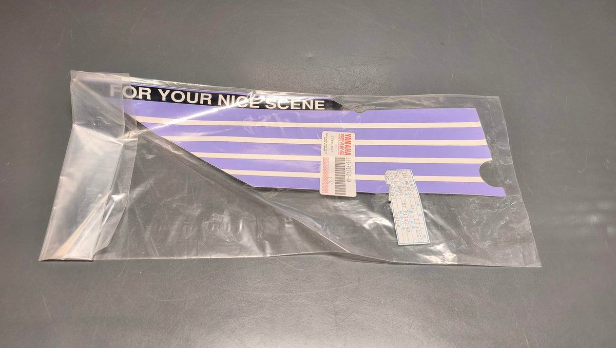 Yamaha Genuine CT50S Left Side Cover Graphic Decal 3NT-F173G-40