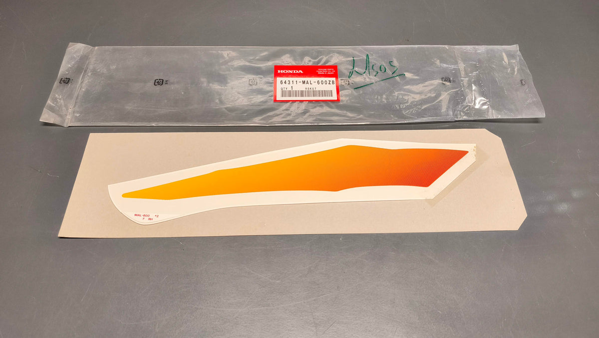 Honda Genuine CBR600F (F3) Right Lower Cowl Stripe 64311-MAL-600ZB