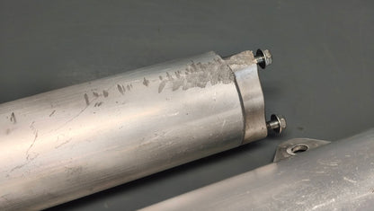 Honda genuine used nsr250 mc21 exhaust silencer cans mufflers set