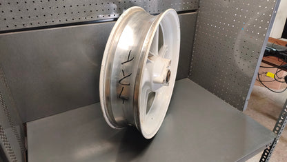 Honda genuine used NSR250 MC21 Rear Wheel Rim 17" OEM Original White - Very Good Condition