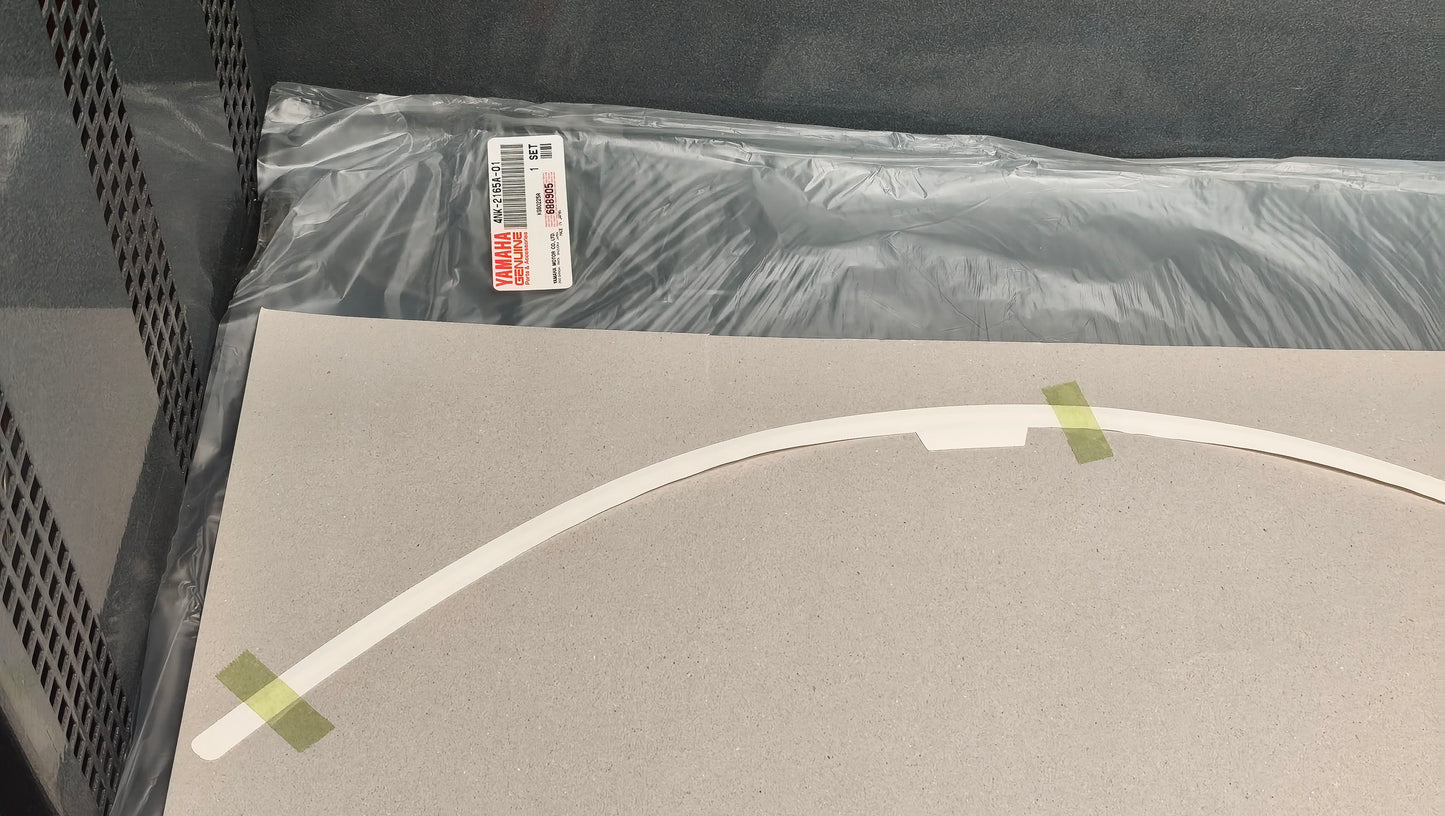 Yamaha genuine new royal star xvz1300 1996-98 rear fender graphic set pn 4nk-2165a-01
