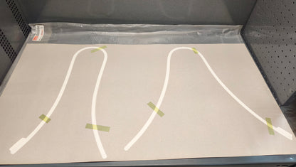 Yamaha genuine new royal star xvz1300a 1996-98 front fender graphic set pn 4nl-21570-10