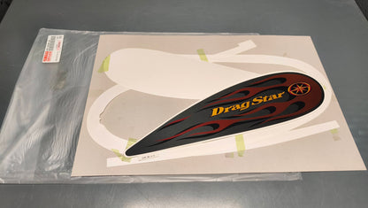 Yamaha genuine new dragstar xvs650 '2000 graphic set pn 4vr-24240-60