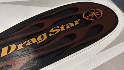 Yamaha genuine new dragstar xvs650 '2000 graphic set pn 4vr-24240-60