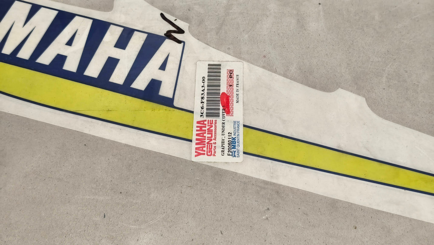 Yamaha genuine new aerox yq50 2005 under cover graphic pn 3c6-f83a3-00