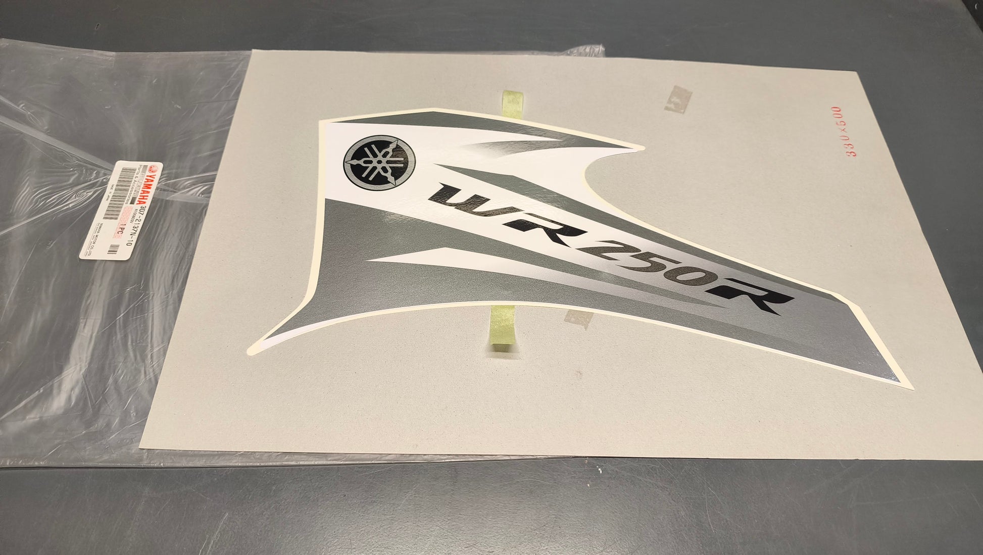 Yamaha genuine new wr250 2007 2008 graphic pn 3d7-2137n-10