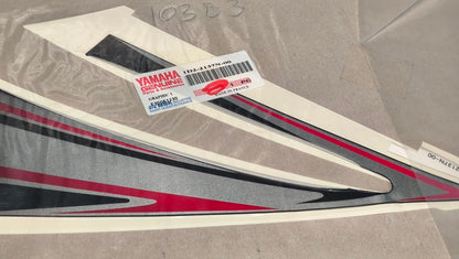 Yamaha genuine new xt660 2006 air scoop graphic decal pn 1d2-2137n-00