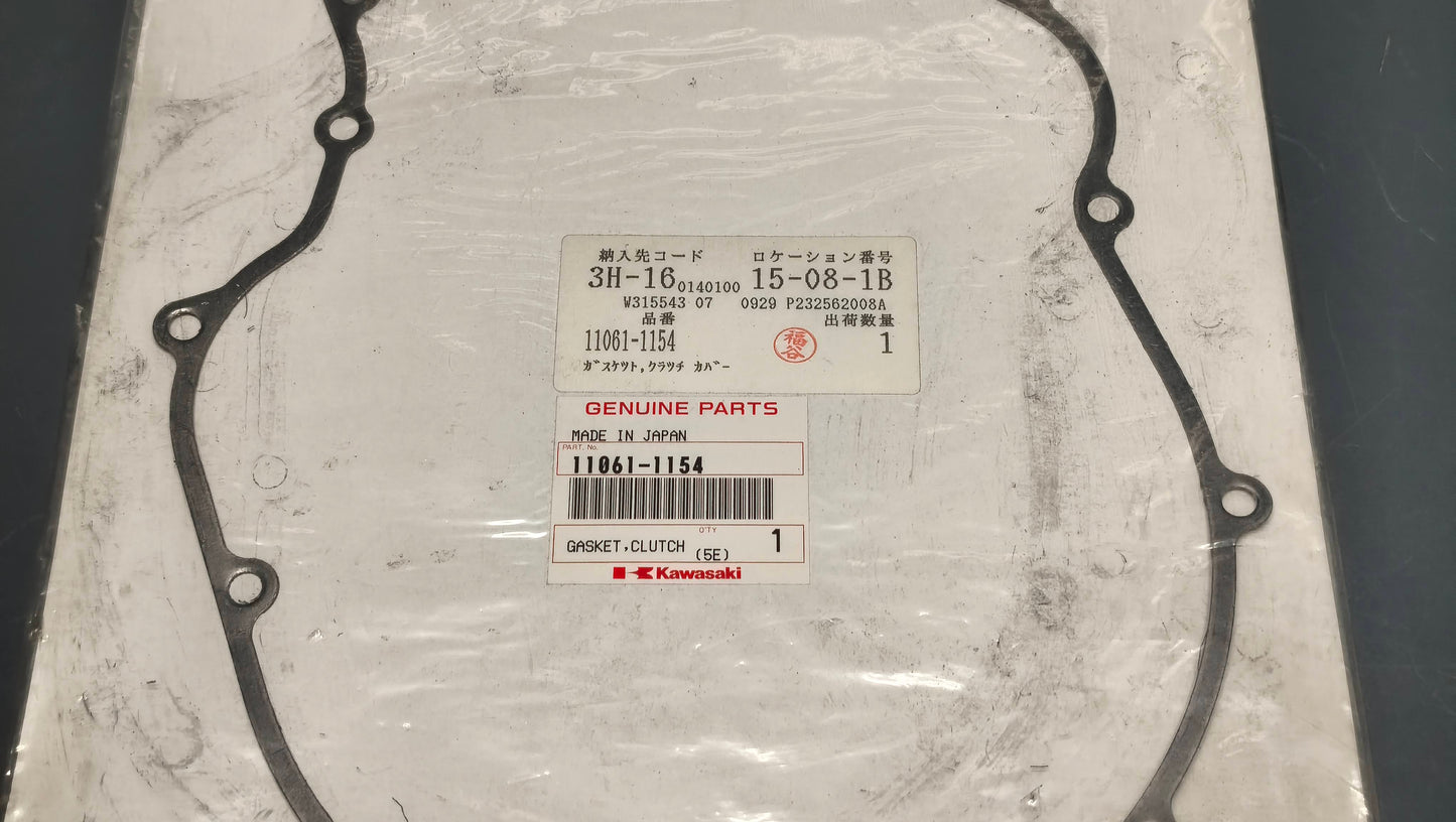 Kawasaki genuine new clutch cover gasket zg1000 1986-2006 zr1200 2000-2014 pn 11061-1154