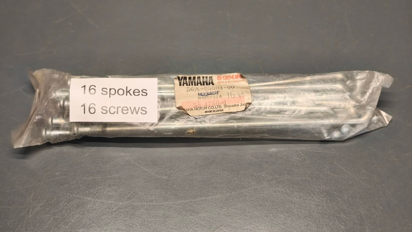 Yamaha YZ125 / YZ250 / YZ490 Rear Wheel Spoke Set - 56A-25304-00
